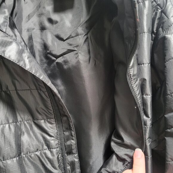 Buffalo Wild Wings Managers Jacket Light Coat XL Black EUC Quilted Full Zip - Picture 5 of 8